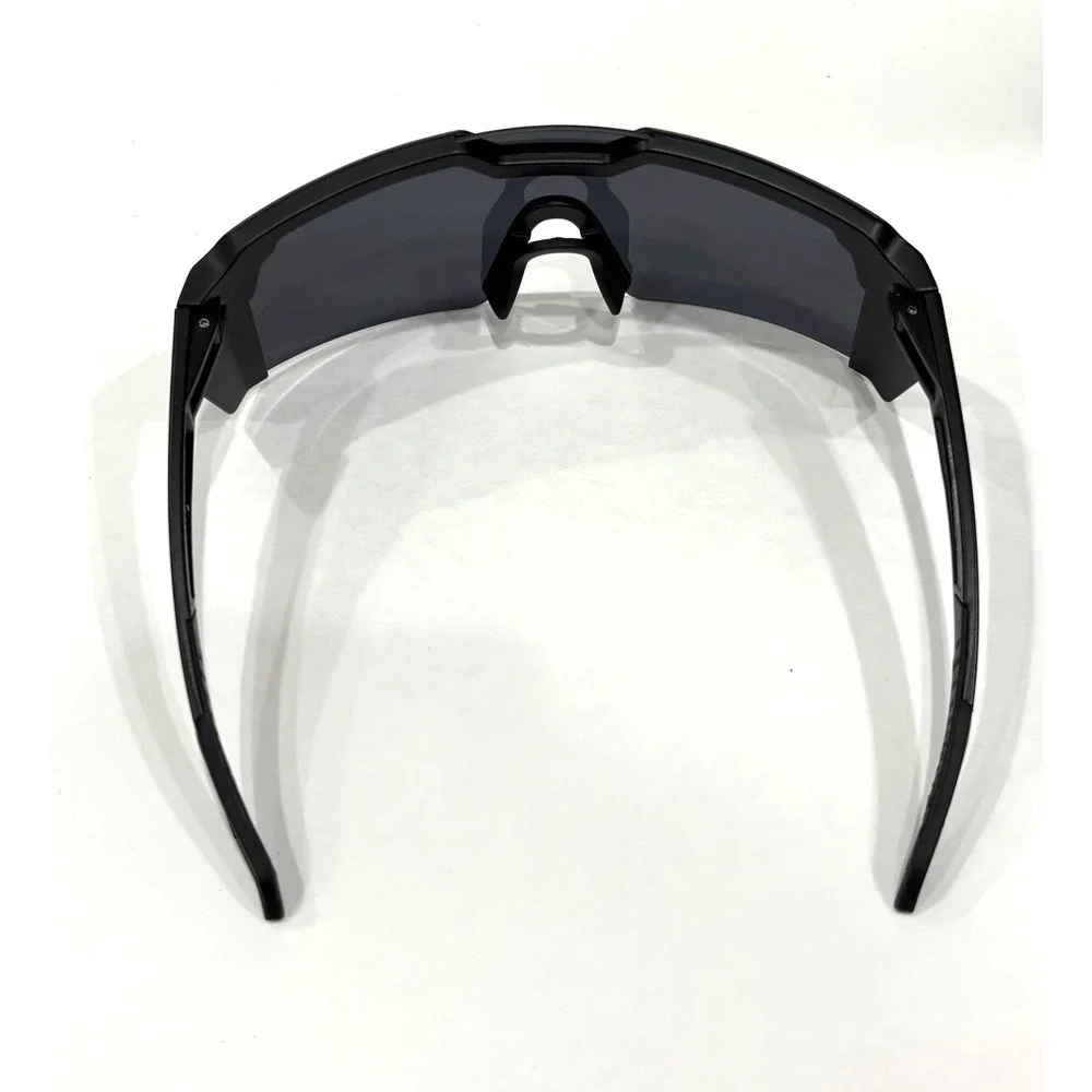 Heat Wave Visual Black Z87+ Shield Safety Sunglasses w/ Pouch & Box